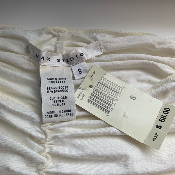 Max Studio cream colored top - Picture 5 of 6